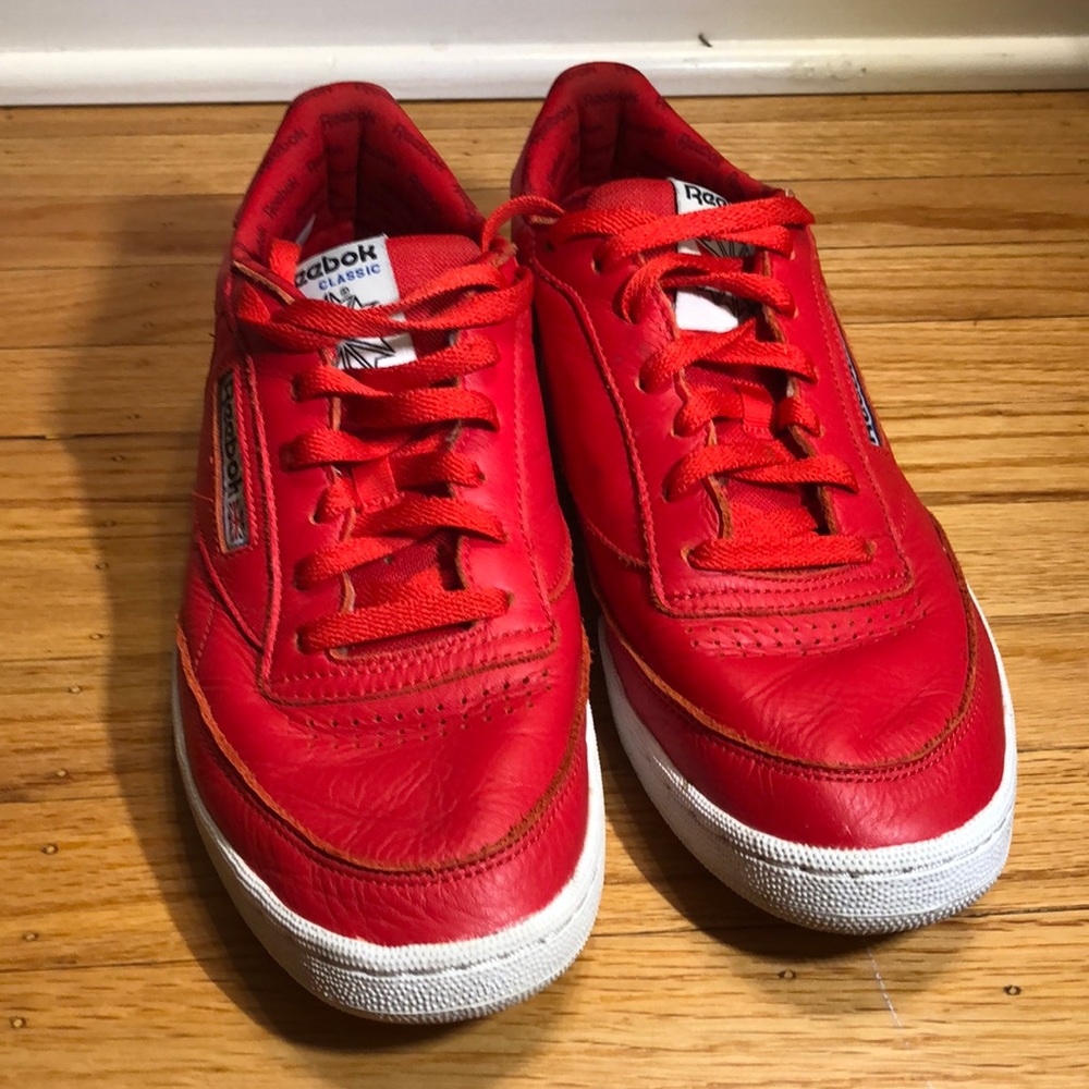 Reebok Club C 85 Retro Red Leather - 10.5
